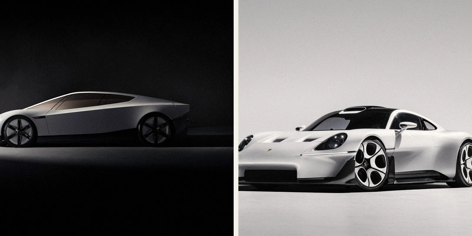 El Tesla Roadster y el Porsche Mission S